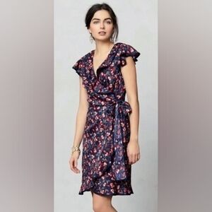 Anthropologie Hi There from Karen Walker Cereja Dress in Cherry Print Size 6